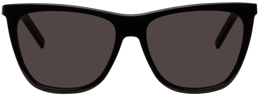 Saint Laurent Black Sl 526 Sunglasses In 001 Black