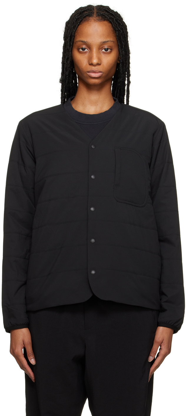 Black Collarless Jacket