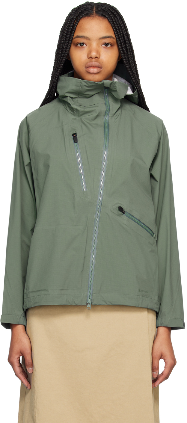 Bright green cheap rain jacket