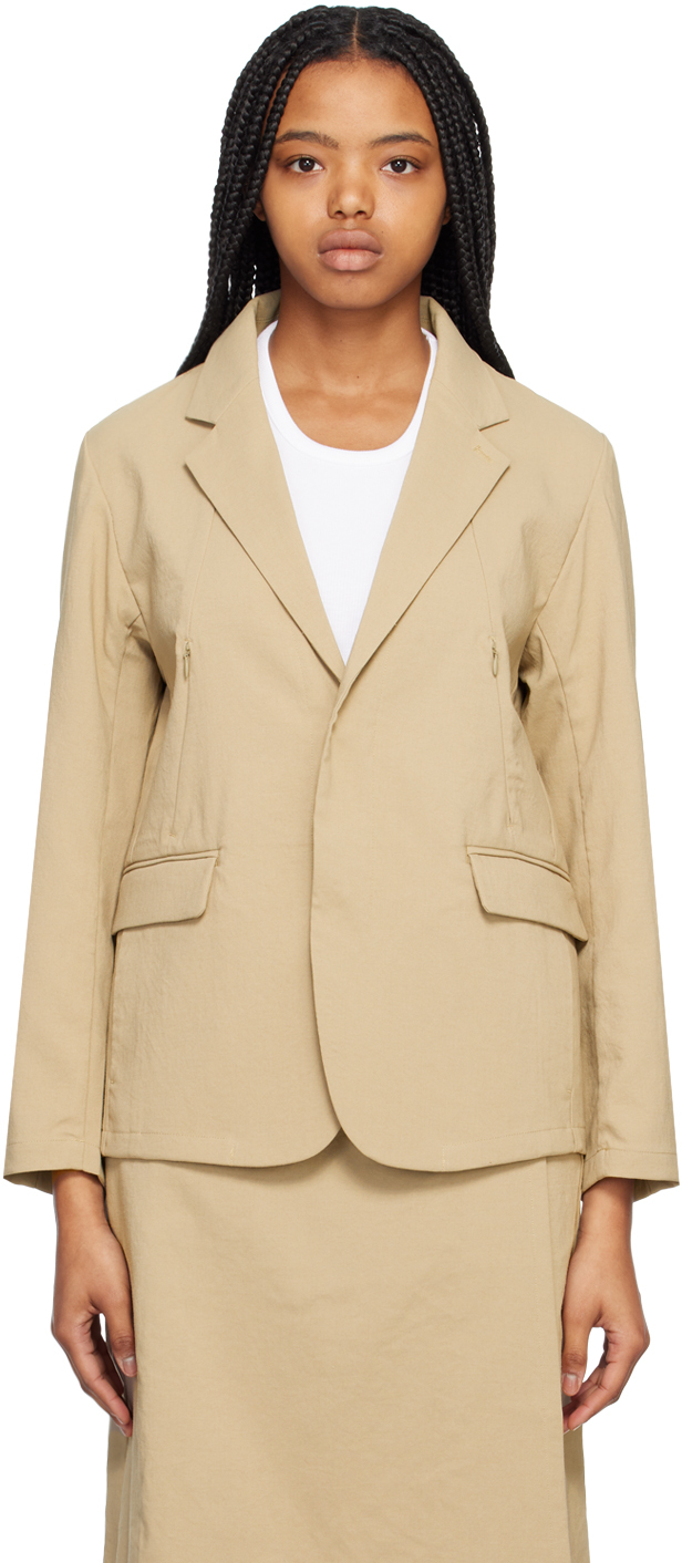 Beige Lightweight Blazer