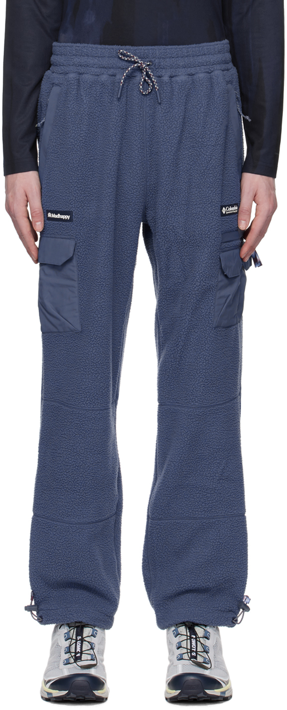 Madhappy Blue Columbia Edition Cargo Pants In Dark Mountain