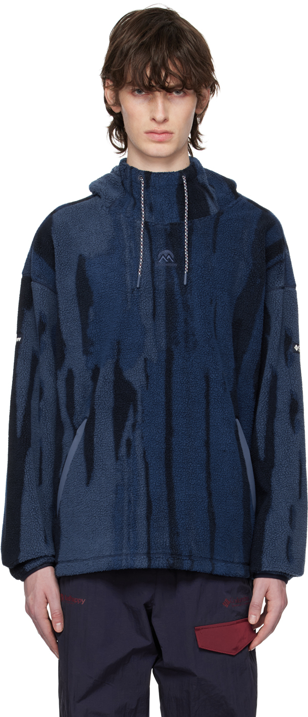 Madhappy: Navy Columbia Edition Hoodie | SSENSE Canada