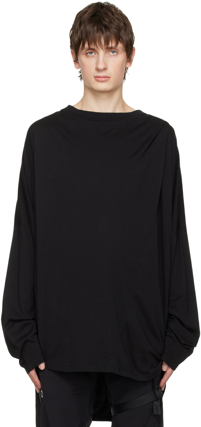 Julius: SSENSE Exclusive Black Long Sleeve T-Shirt | SSENSE