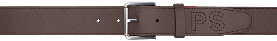 Ps By Paul Smith Brown Perforated Belt