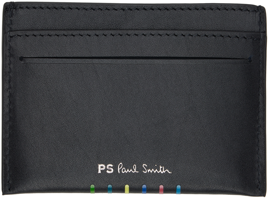 Ps By Paul Smith Black Stripe Card Holder