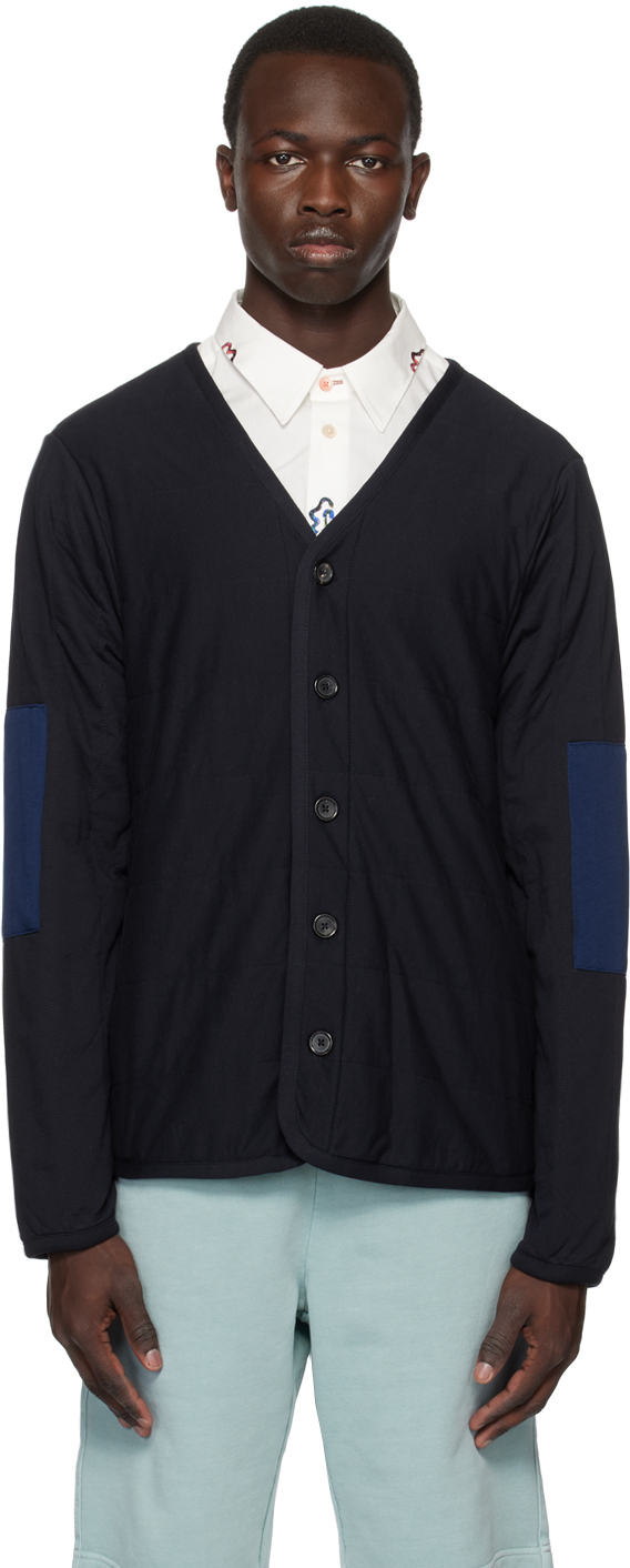 Ps By Paul Smith Navy Quilted Jacket In 49 Blues