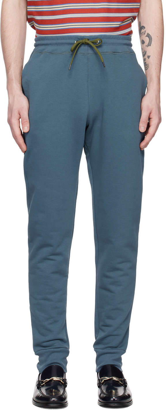 Ps By Paul Smith Blue Drawstring Lounge Pants