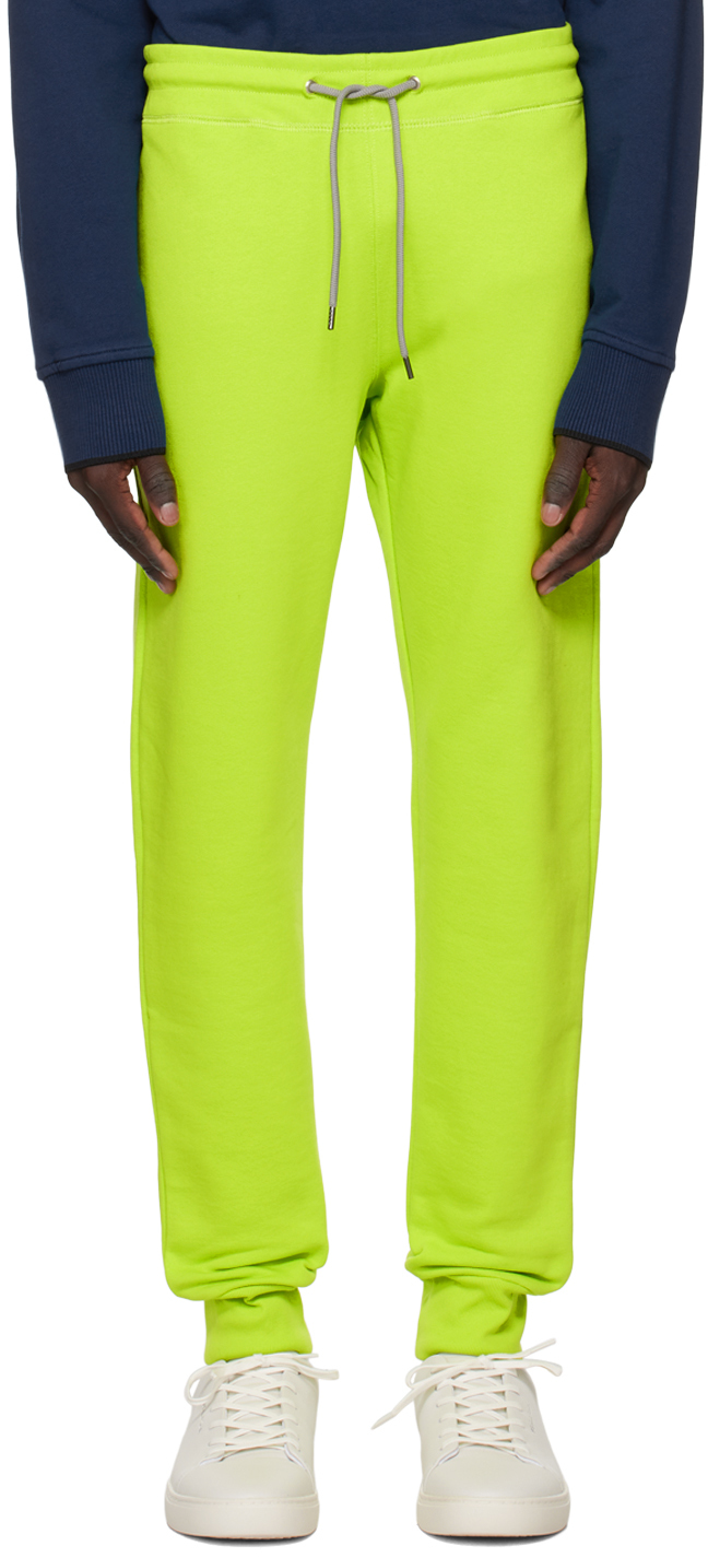Ps By Paul Smith Green Slim-fit Lounge Pants In Khaki
