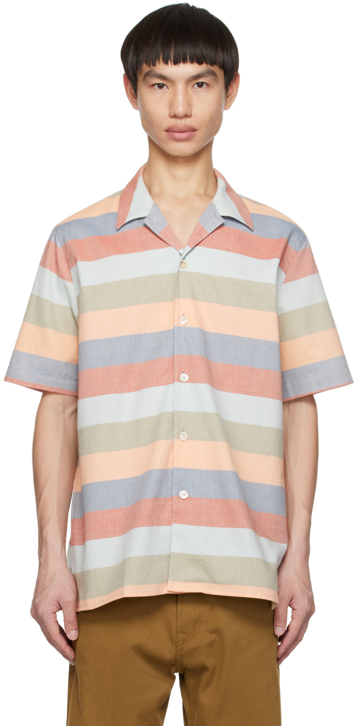 Ps By Paul Smith Multicolor Stripe Shirt In 92 Multicolour