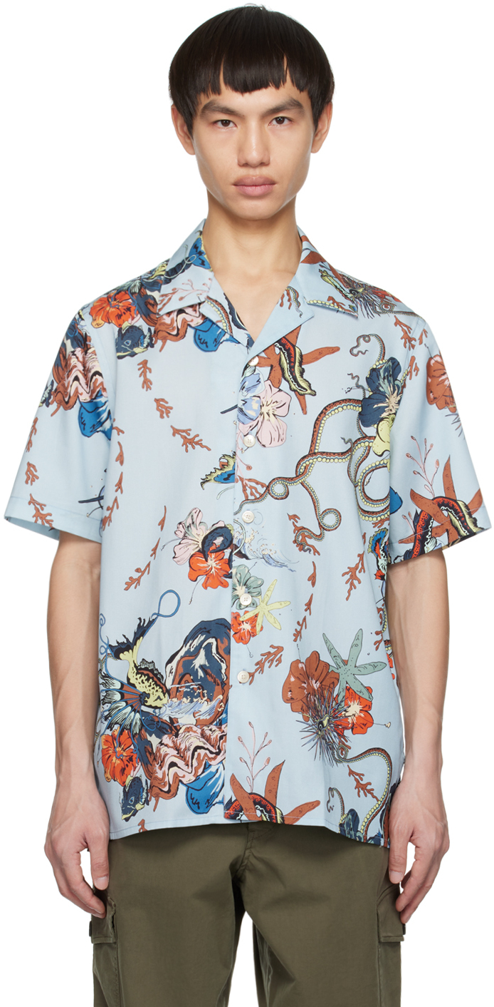 PS by Paul Smith Blue Sea Tales Shirt