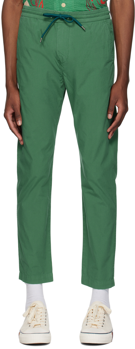 Ps By Paul Smith Green Drawstring Sweatpants In 33 Greens