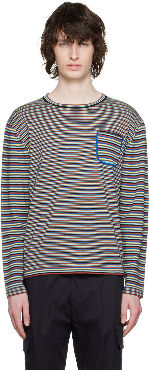 PS by Paul Smith: Multicolor Striped Sweater | SSENSE