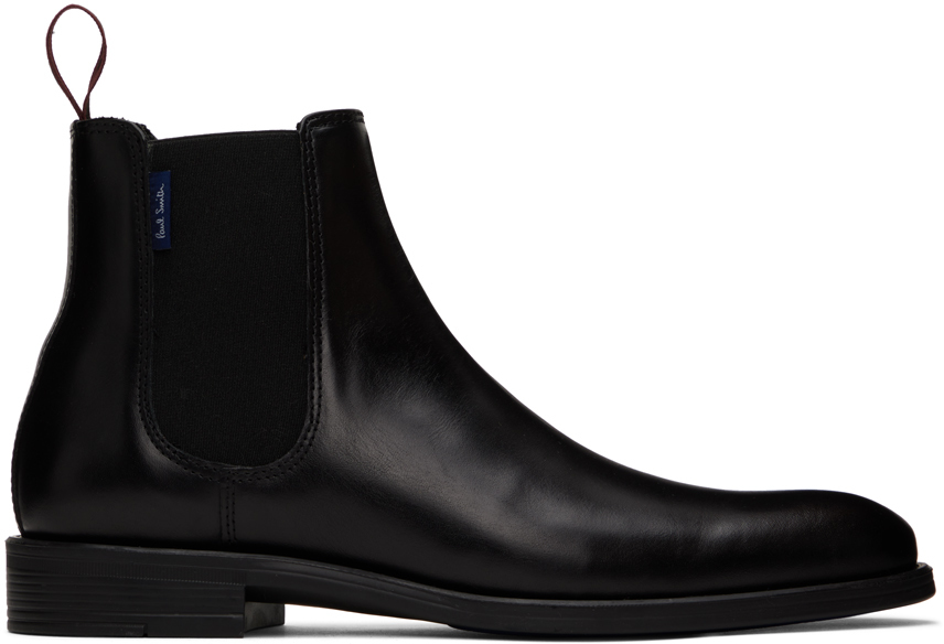 Shop Ps By Paul Smith Black Cedric Chelsea Boots