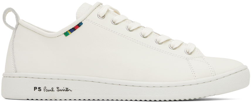 Ps By Paul Smith White Miyata Sneakers | ModeSens