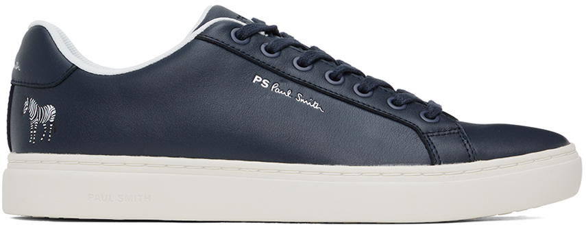 Ps By Paul Smith Navy Rex Sneakers In Blue