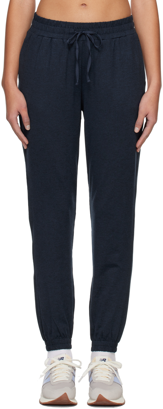Girlfriend Collective Reset Jogger Pants In Heather Midnight