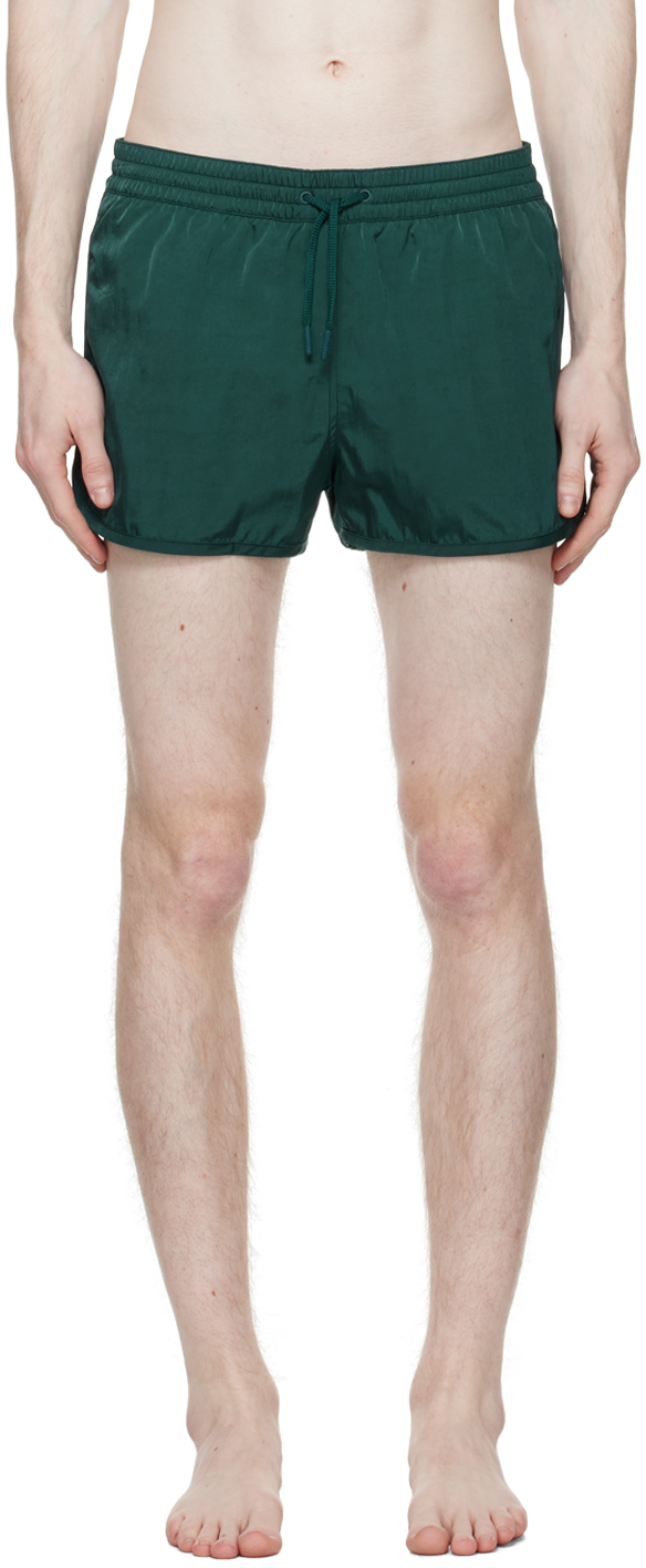 CDLP: Green Drawstring Swim Shorts | SSENSE