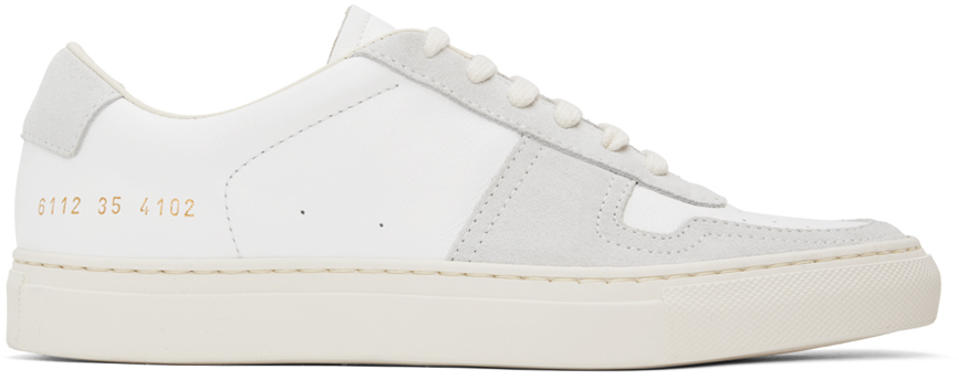 Common Projects White Bball Summer Sneakers In Off White