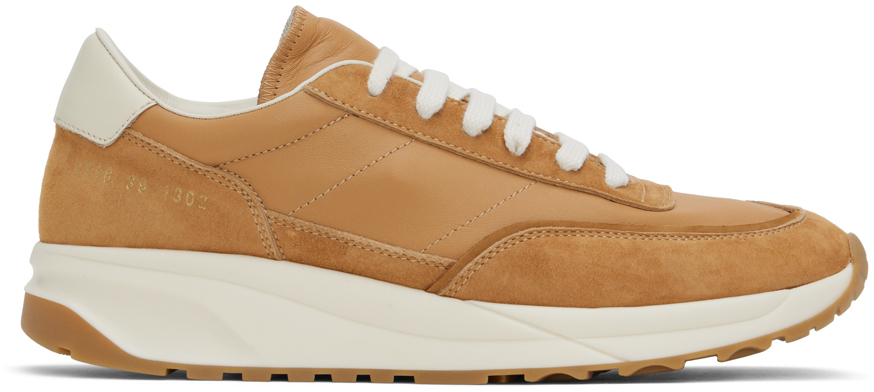 Common Projects Tan Track 80 Trainers