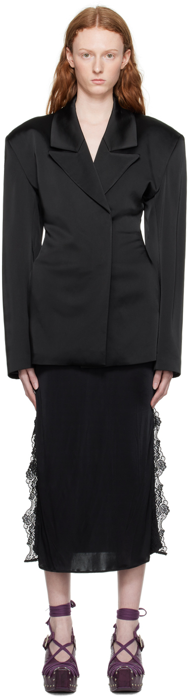 16arlington Black Lorelai Minidress