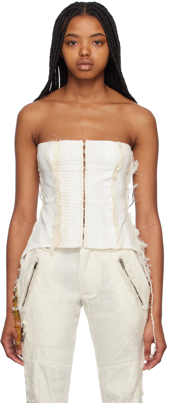 Off-White Patchwork Camisole