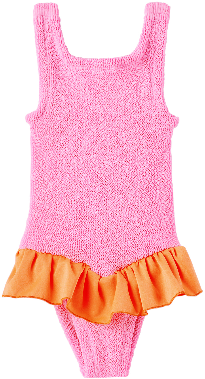 Maillot De Bain Bébé Fille Manches Longues UV 50+ - Protection Solaire Intégrale - Zip Facile