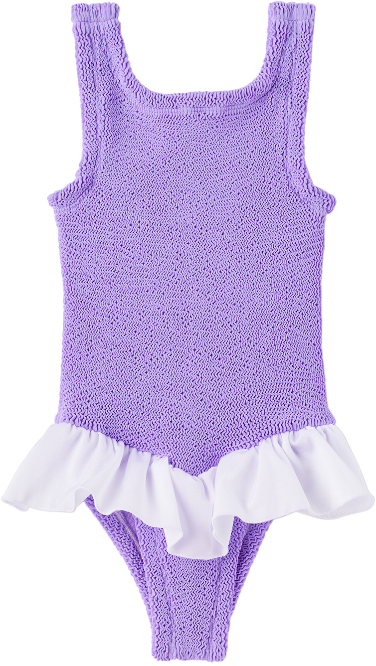 Hunza G Denise Swimsuit In Lilac