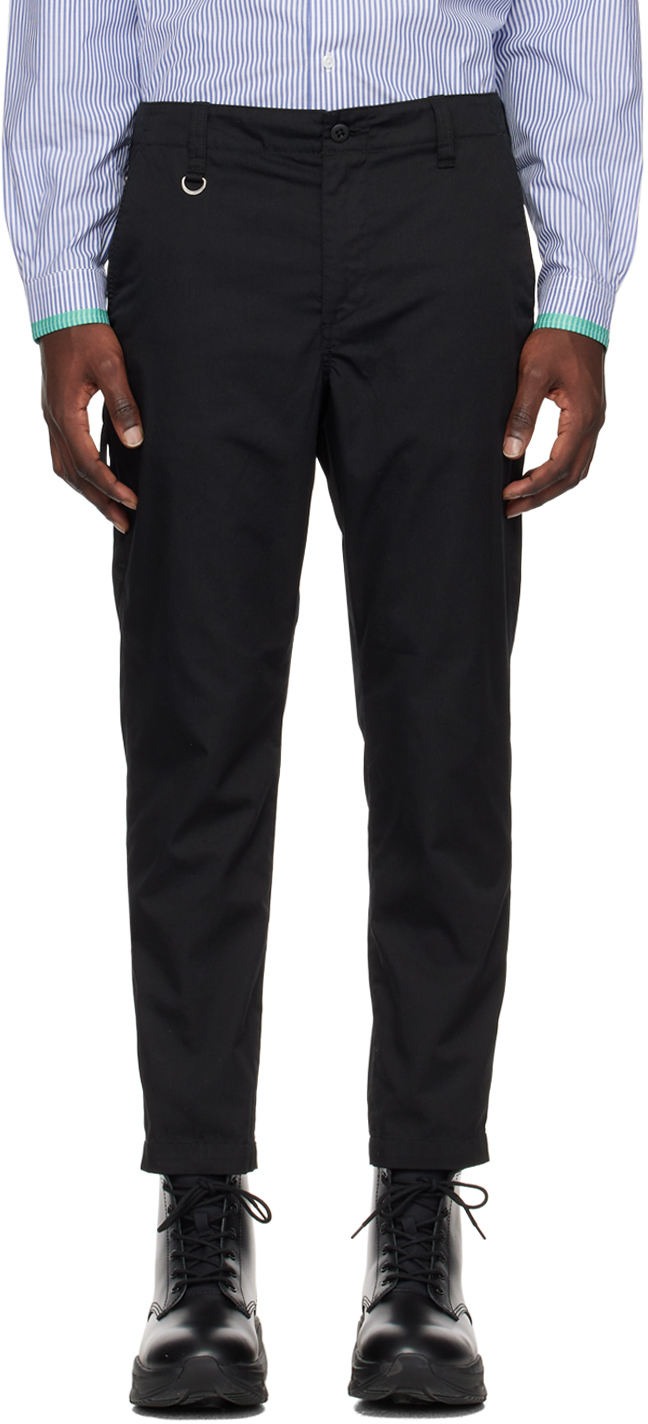 Uniform Experiment: Black Side Pocket Trousers | SSENSE
