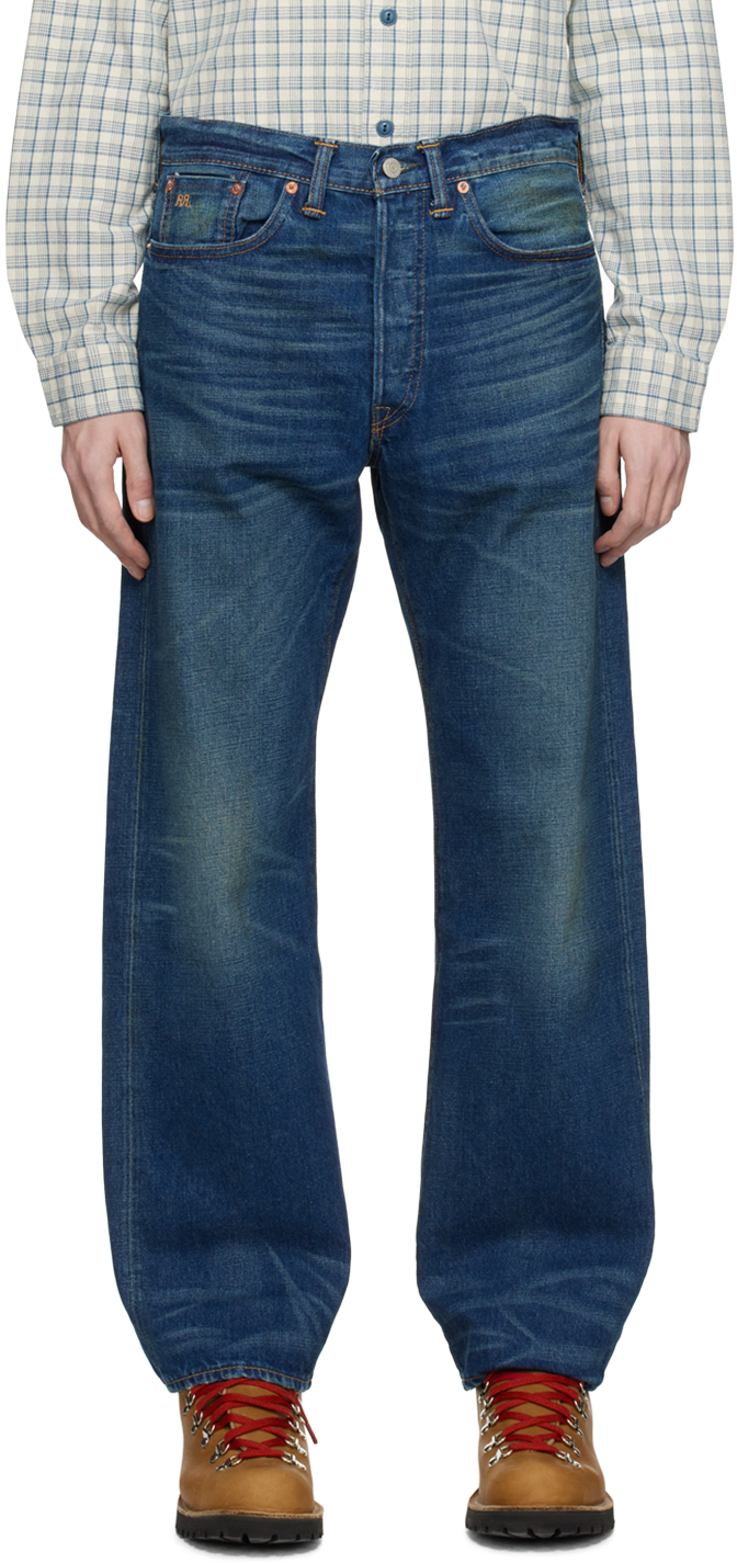 RRL BLUE GRANDFALLS JEANS