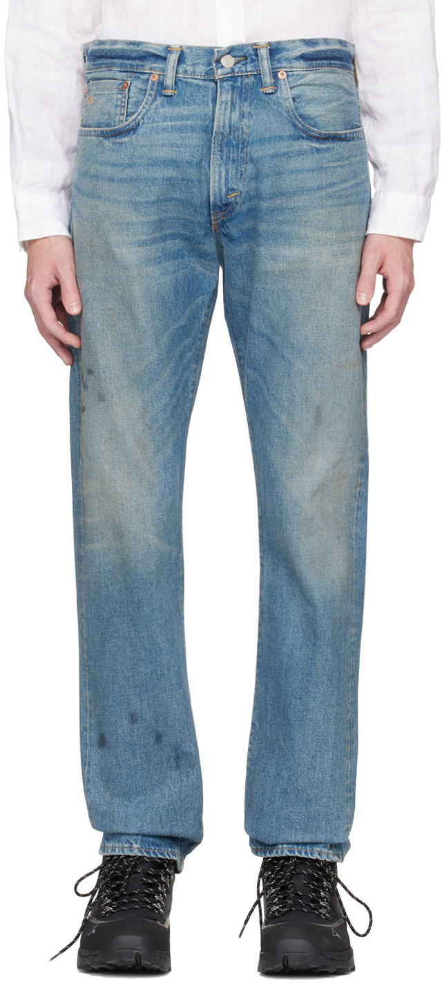 Blue Calloway Jeans by RRL on Sale