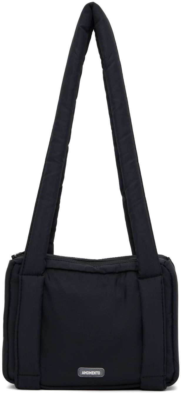Amomento Black Padded 3 Layer Bag
