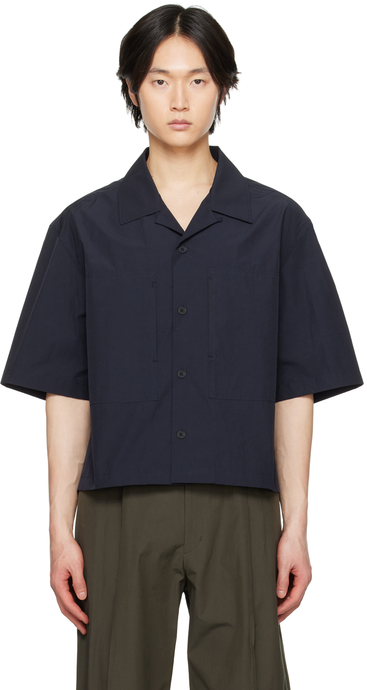 AMOMENTO: SSENSE Exclusive Navy Shirt | SSENSE