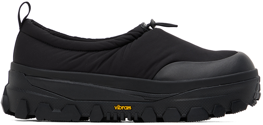 Black Padded Sneakers