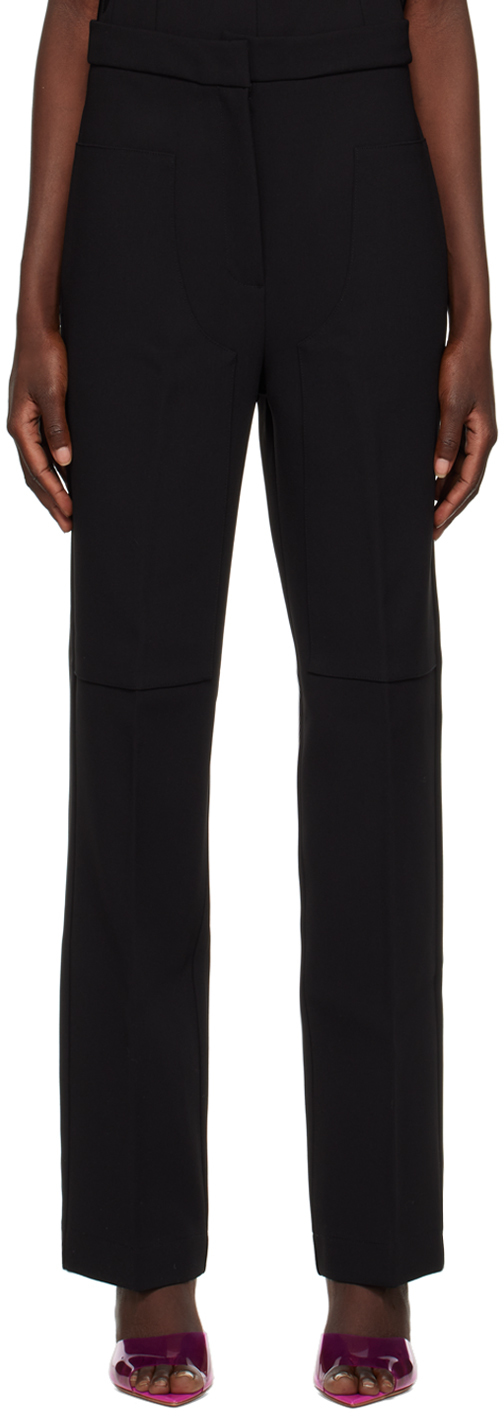 Paris Georgia Black Slouchy Suit Trousers