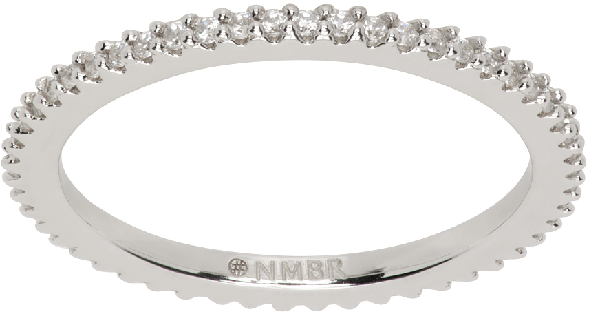 ★Numbering #3512 Pave Sleek Band Numbering Silver #3512 Pavé Sleek Band Ring | ModeSens