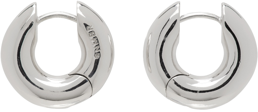 Numbering Silver #5206 Earrings In Metallic