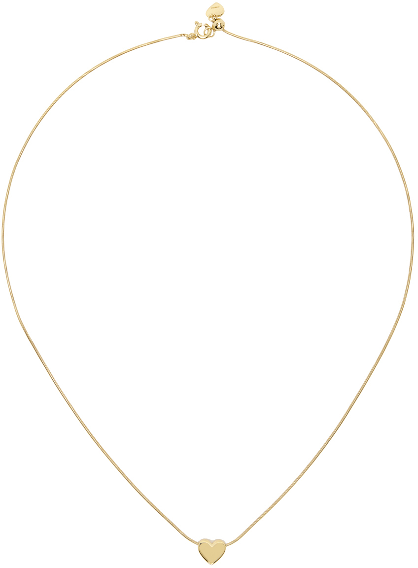 Numbering Gold #5871 Mini Heart Necklace