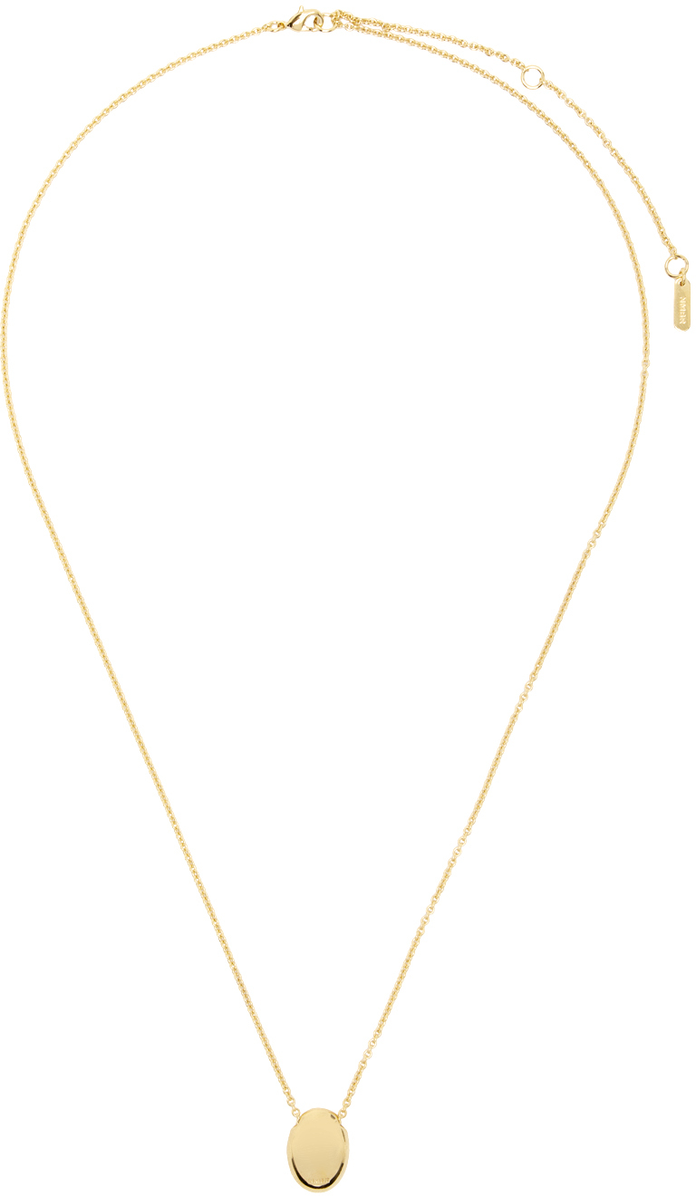 Numbering Gold #5732 Oval Necklace