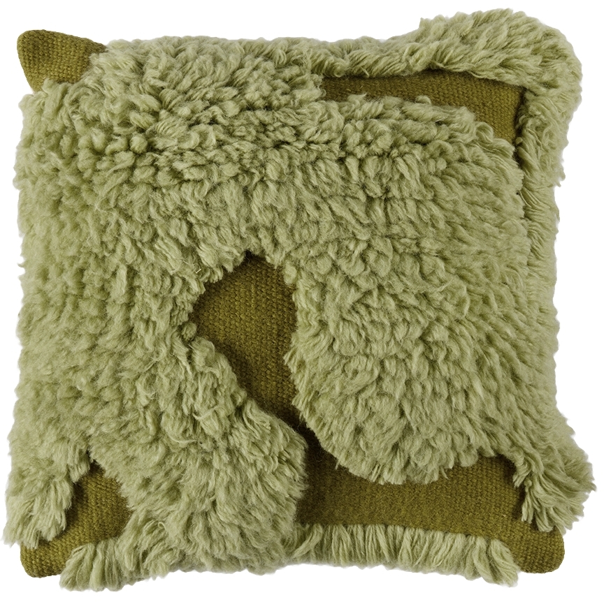 Le coussin de sol carreaux verts, Simons Maison