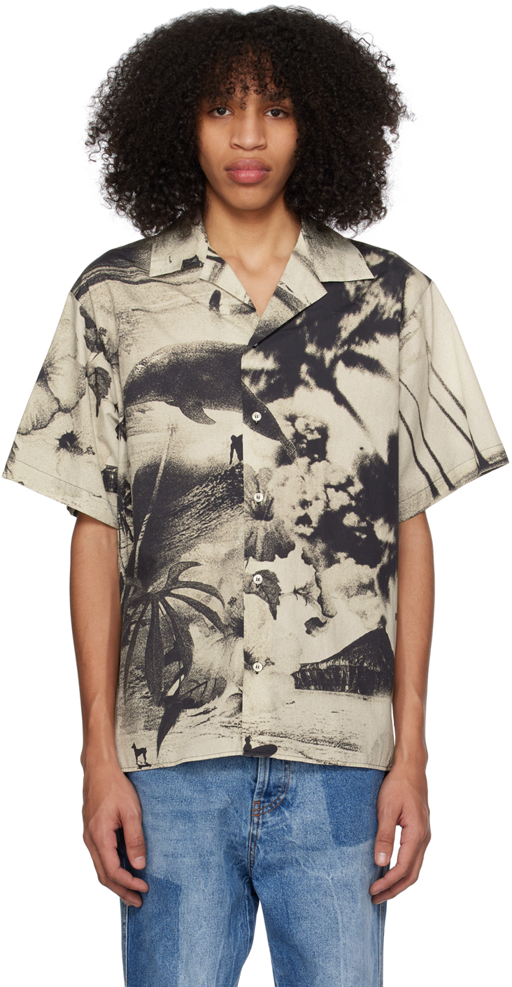 Gray Dreaming Shirt by MSGM on Sale