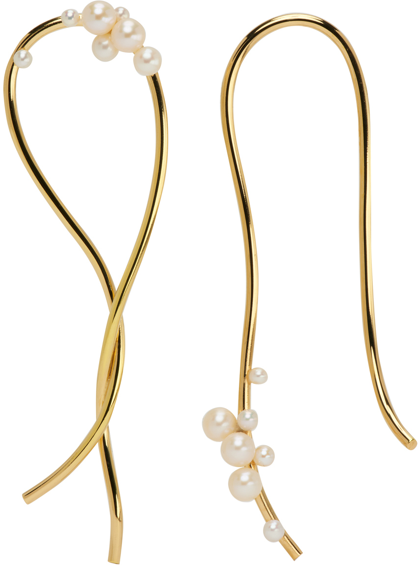 Completedworks Gold Pearl Wild Relatives Earrings