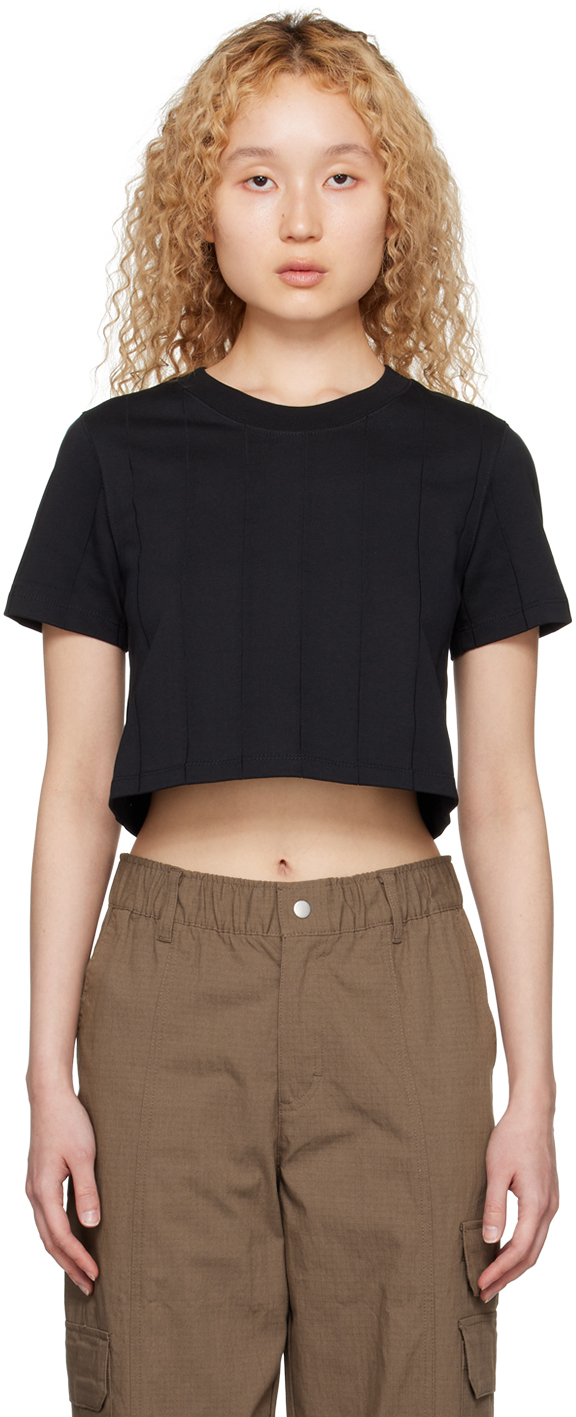 Black Cropped T-Shirt