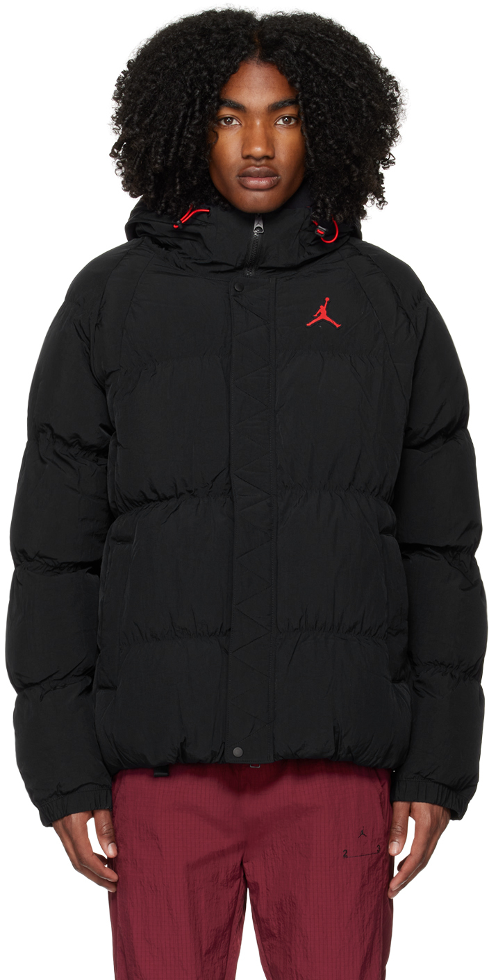 Nike Jordan: Black Essential Puffer Jacket | SSENSE UK
