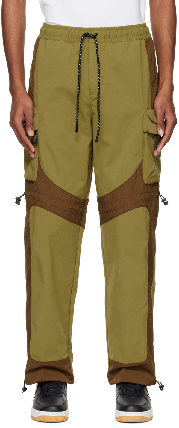 Shop Nike Khaki 23 Engineered Cargo Pants In Pilgrim/light Olive