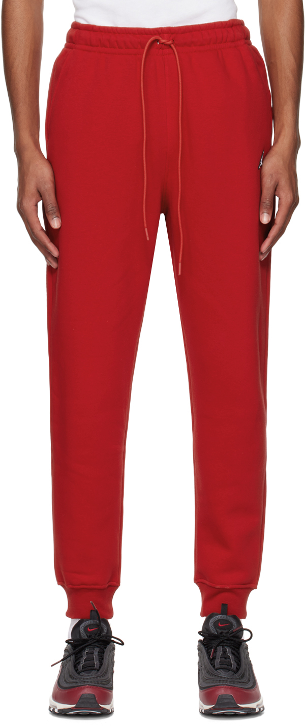 Nike Jordan: Red Brooklyn Lounge Pants | SSENSE