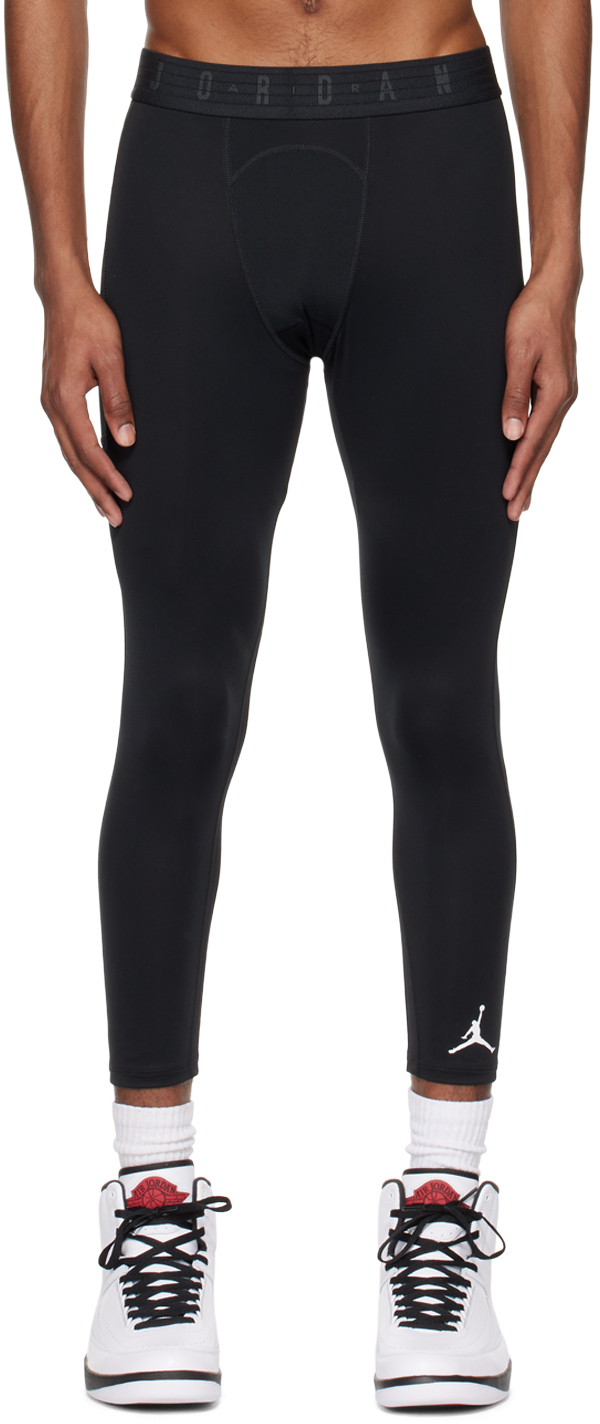 Black Sport Dri-FIT Leggings by Nike Jordan on Sale