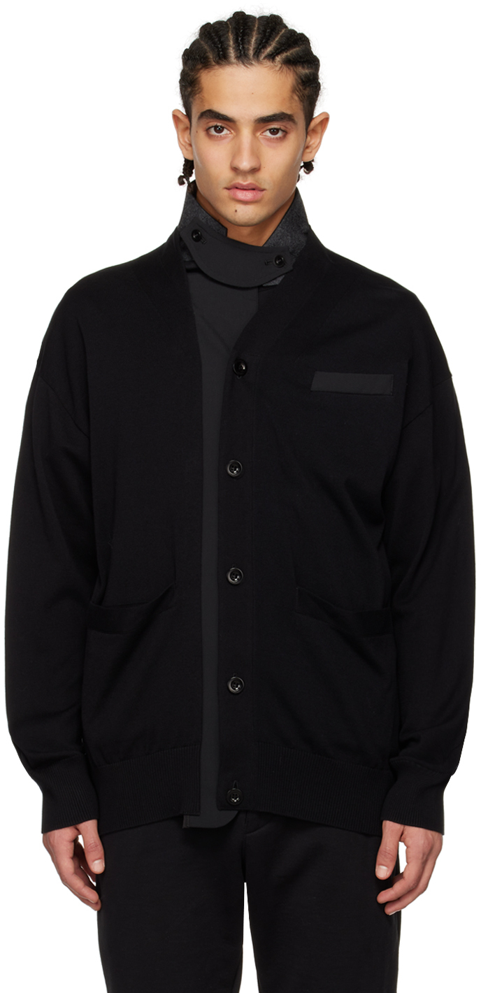 sacai: Black Suiting Blazer | SSENSE UK