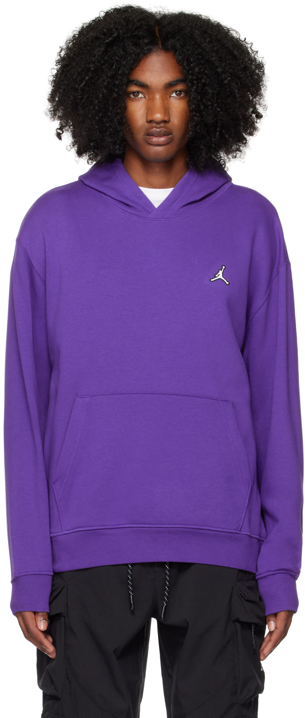 Nike Purple Brooklyn Hoodie In Light Concord/white