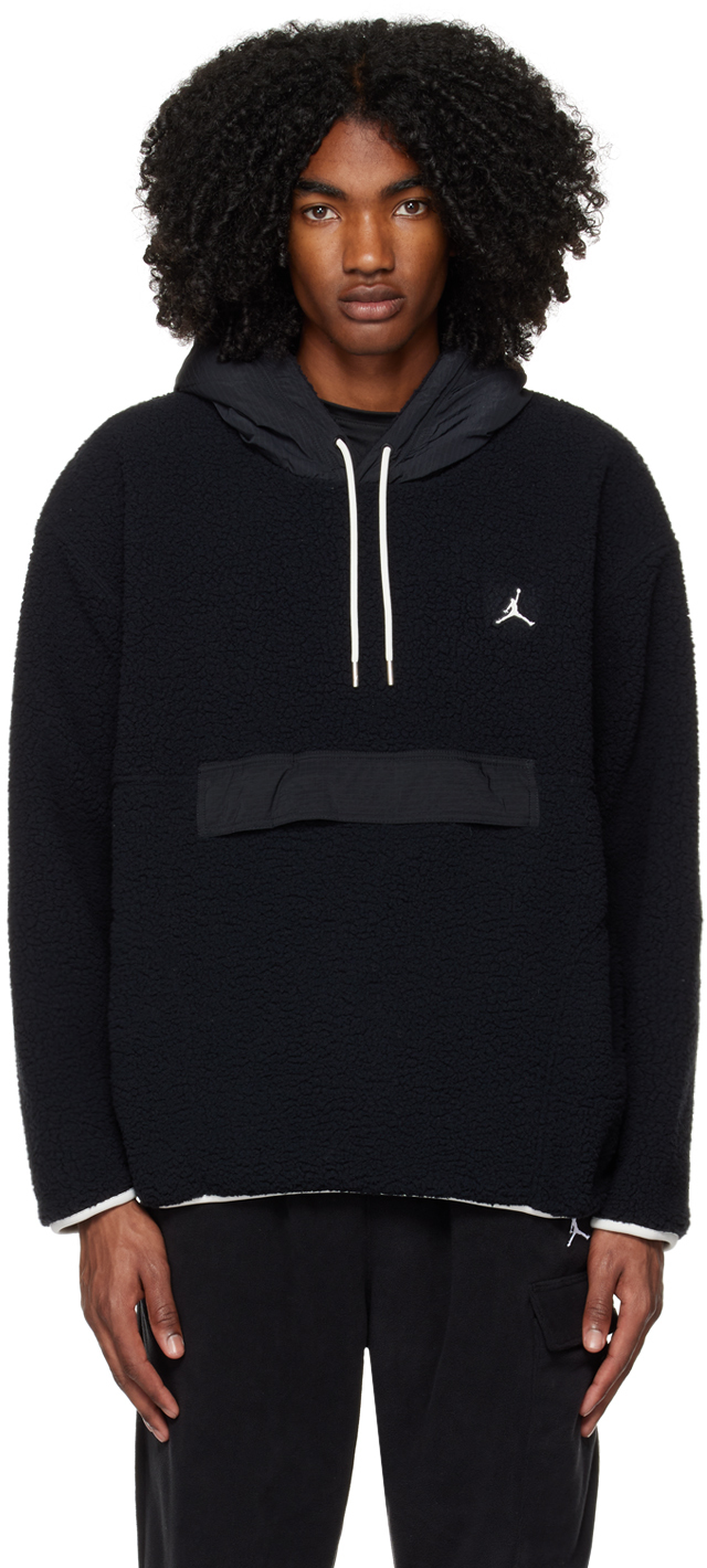 Nike Black Essential Winter Hoodie In Black/black/sail/sai