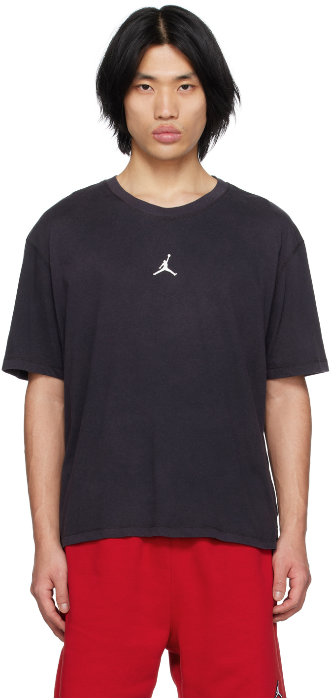 Nike Black Sport T-shirt In Black/white